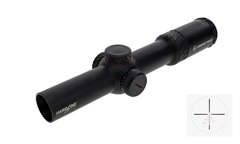 Crimson Trace Hardline Riflescope HARDLINE 1-8X28 34MM TR1-MOA
