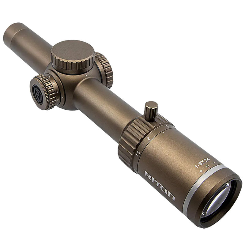 Riton Optics 3 Tactix 3 TACTIX 1-8X24 30MM OT FDE
