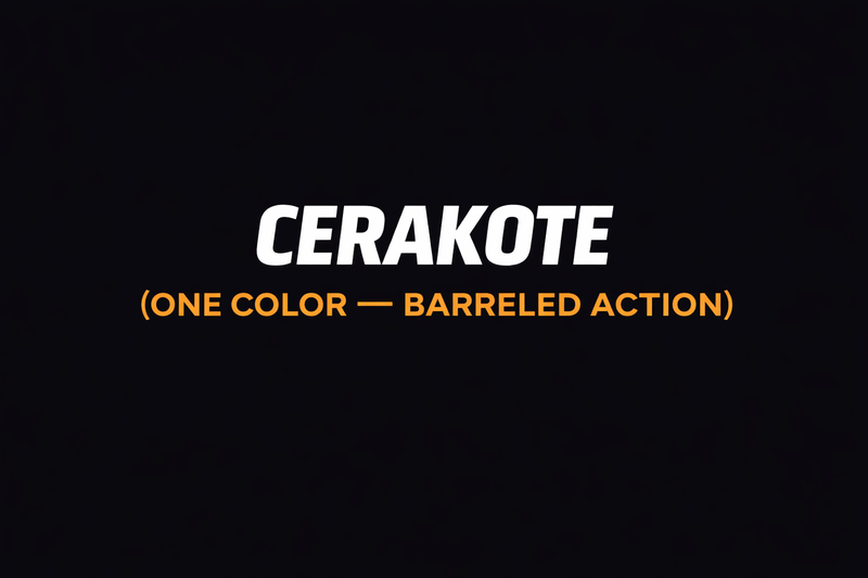 Cerakote (One Color — Barreled Action)