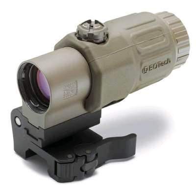 EO Tech EOTech Magnifier EOTECH 3X MAGNIF TAN W/STS MNT