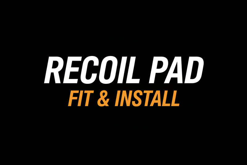 Recoil Pad Fit & Install